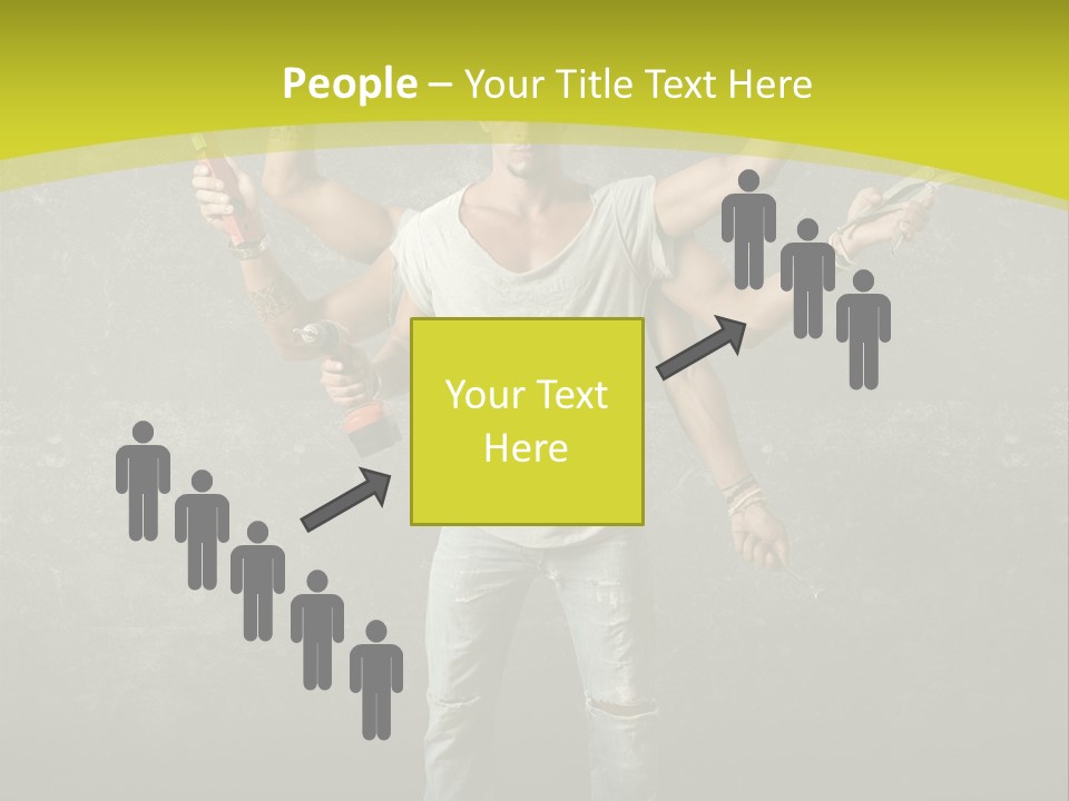 Grubby Helmet Screwdriver PowerPoint Template