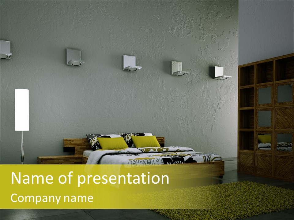 Licht Design Haus PowerPoint Template