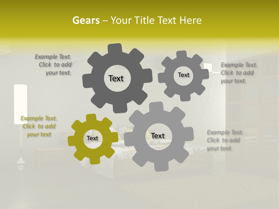 Licht Design Haus PowerPoint Template