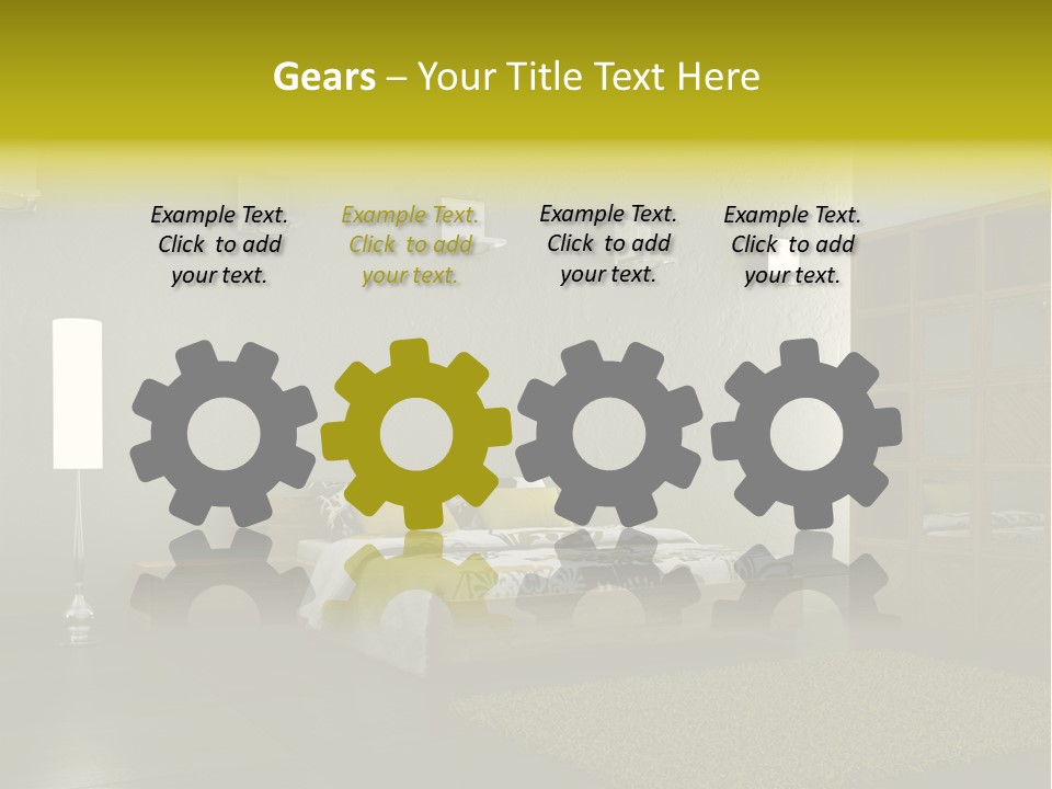 Licht Design Haus PowerPoint Template