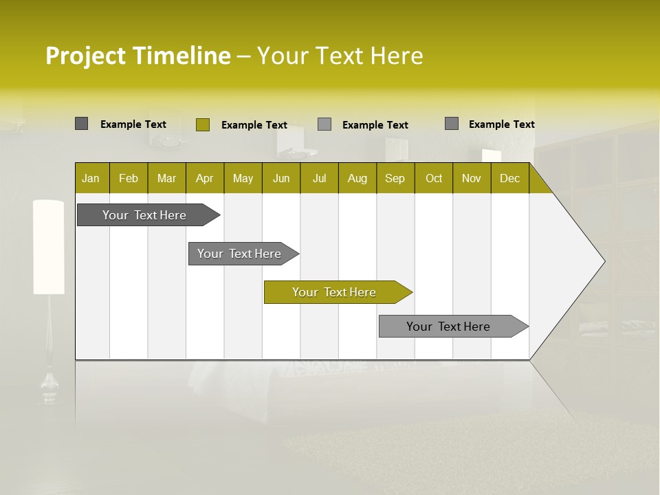 Licht Design Haus PowerPoint Template