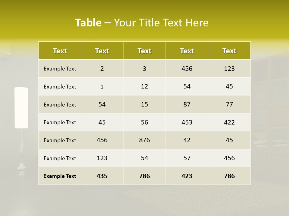 Licht Design Haus PowerPoint Template