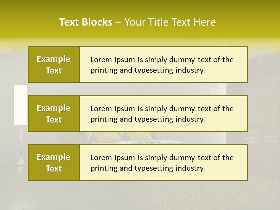 Licht Design Haus PowerPoint Template