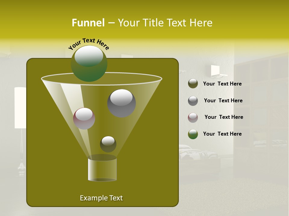 Licht Design Haus PowerPoint Template