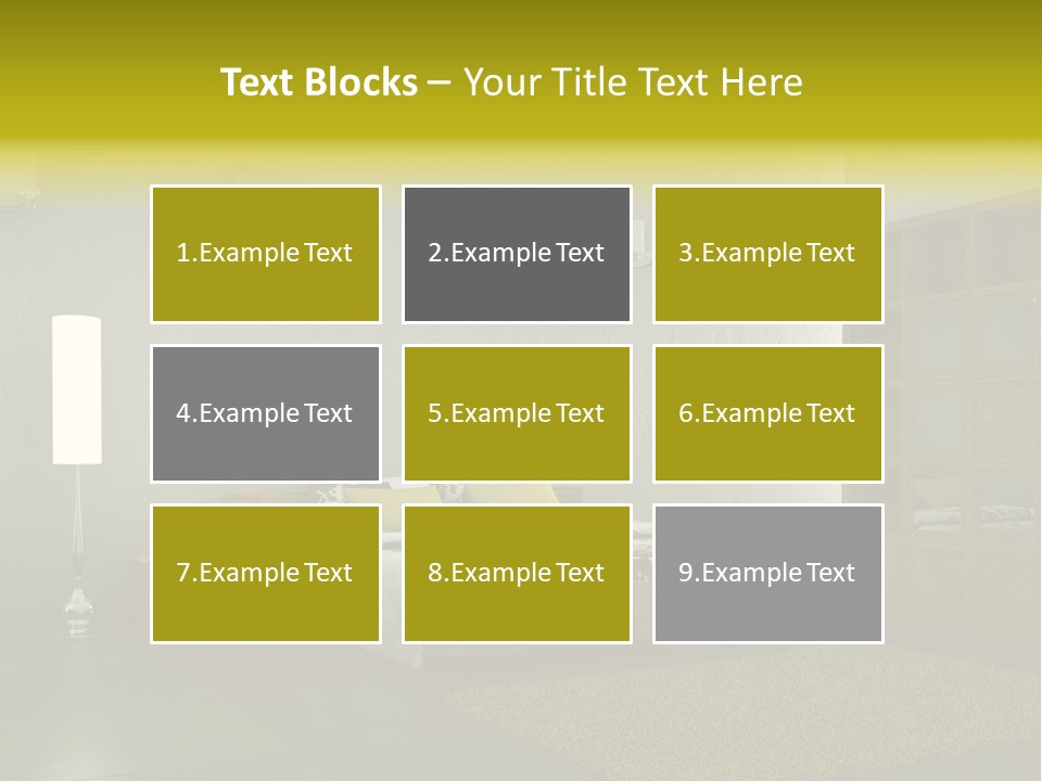 Licht Design Haus PowerPoint Template