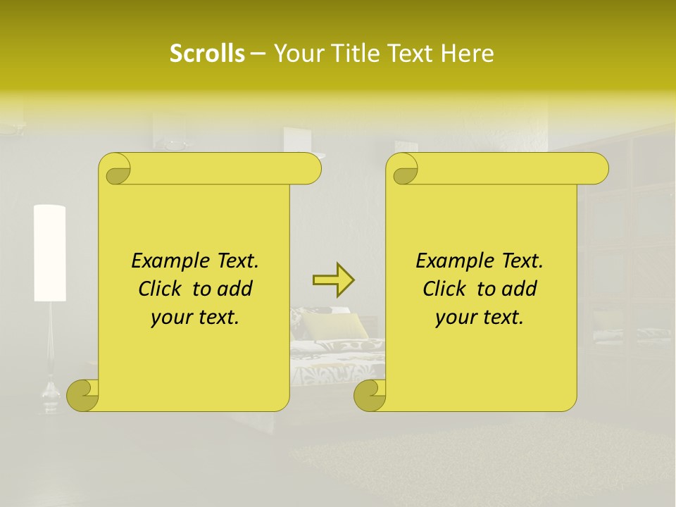 Licht Design Haus PowerPoint Template