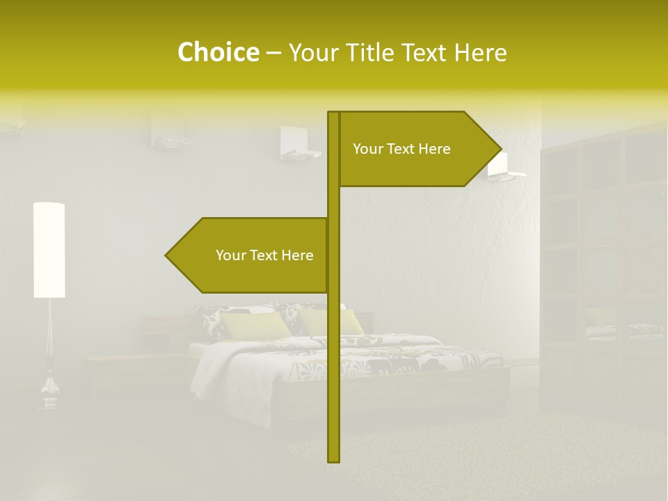 Licht Design Haus PowerPoint Template