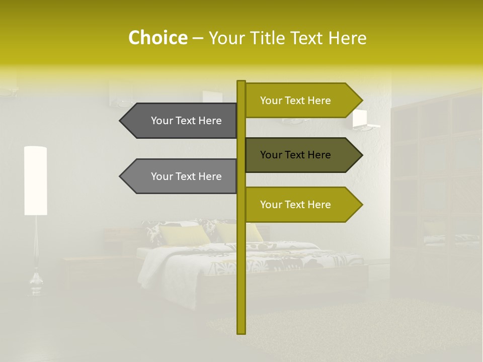 Licht Design Haus PowerPoint Template