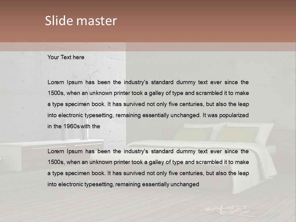 Immobilie Bauen Makler PowerPoint Template