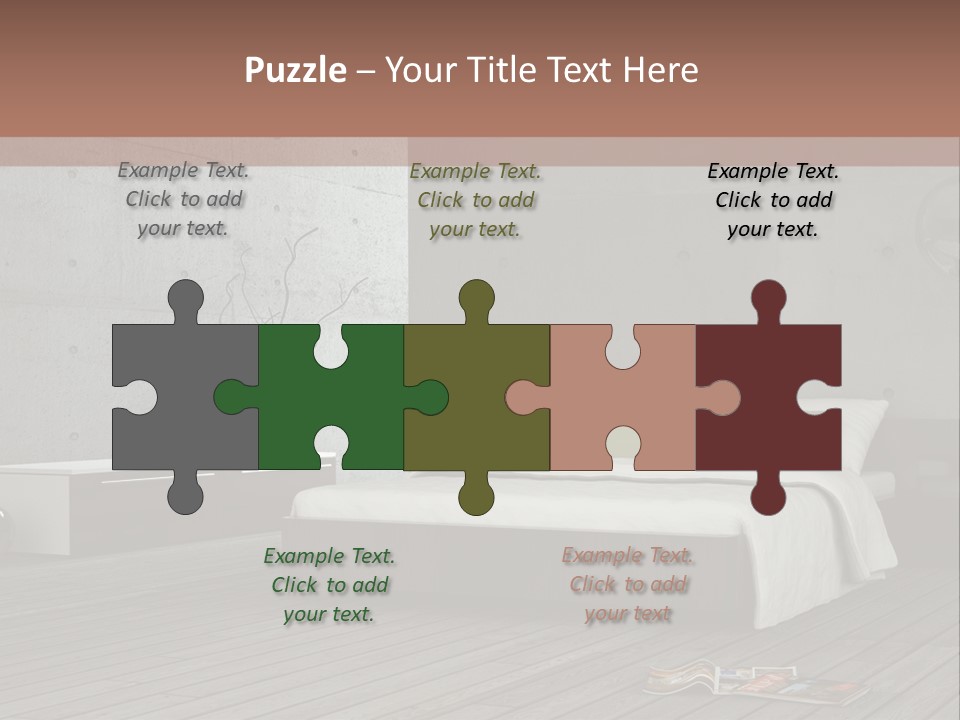 Immobilie Bauen Makler PowerPoint Template