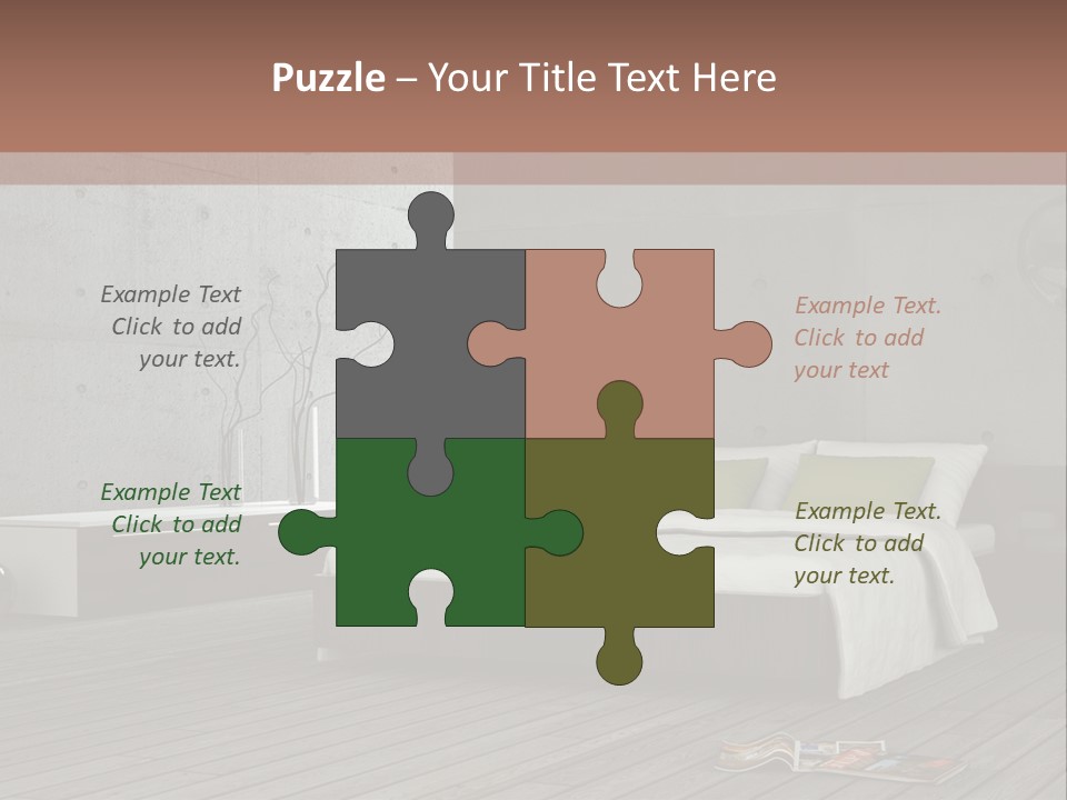 Immobilie Bauen Makler PowerPoint Template