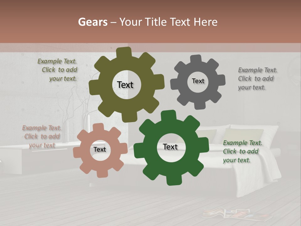 Immobilie Bauen Makler PowerPoint Template