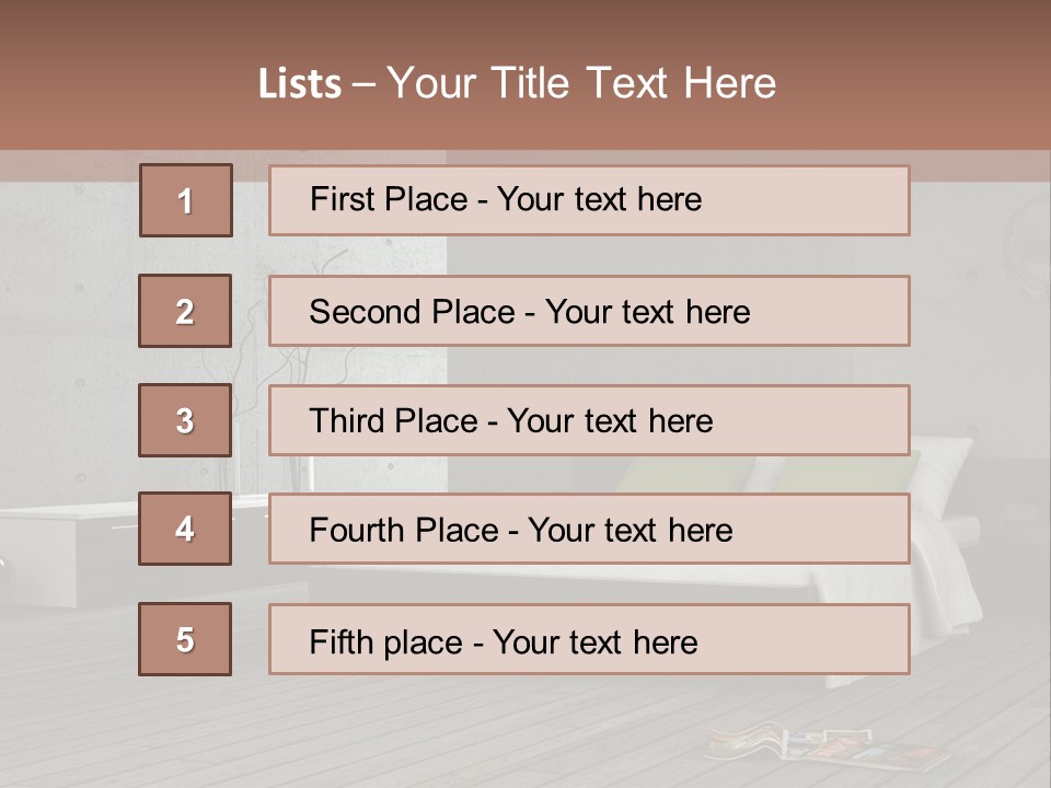 Immobilie Bauen Makler PowerPoint Template