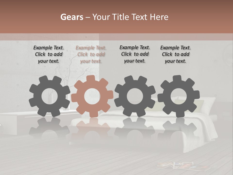 Immobilie Bauen Makler PowerPoint Template