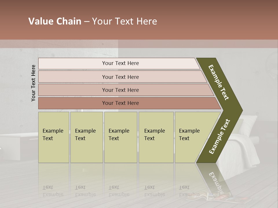 Immobilie Bauen Makler PowerPoint Template