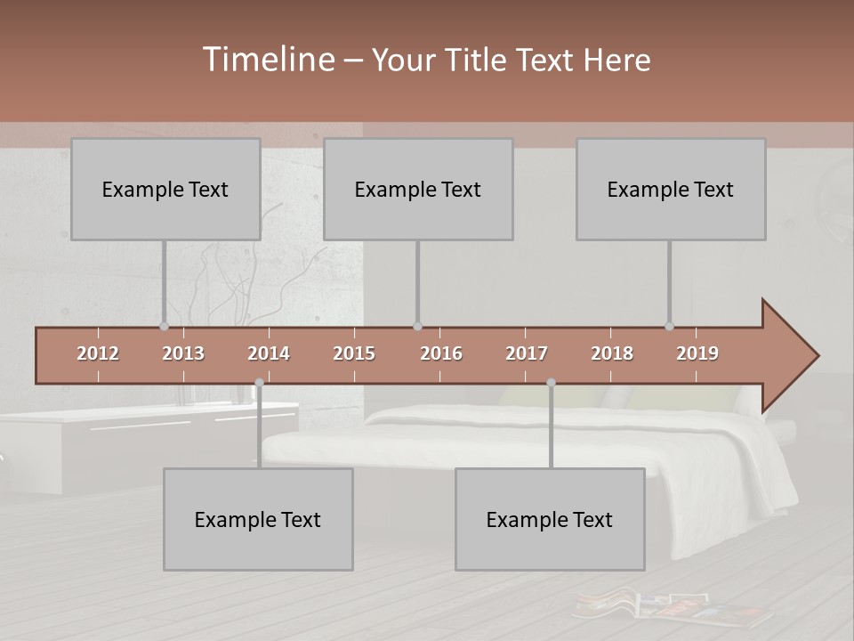 Immobilie Bauen Makler PowerPoint Template