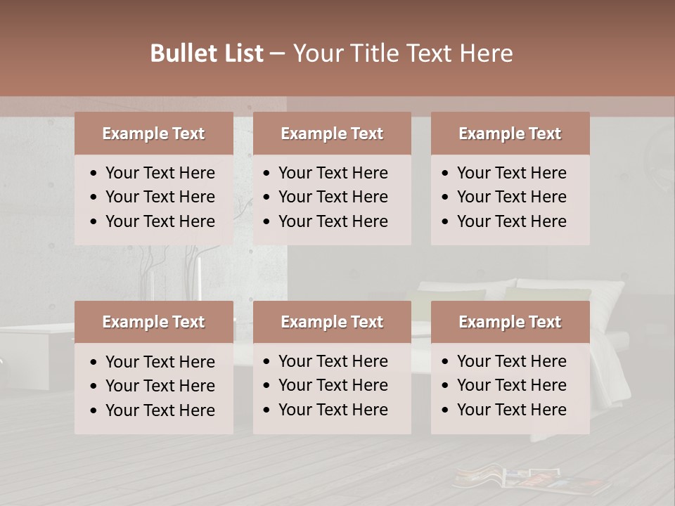 Immobilie Bauen Makler PowerPoint Template