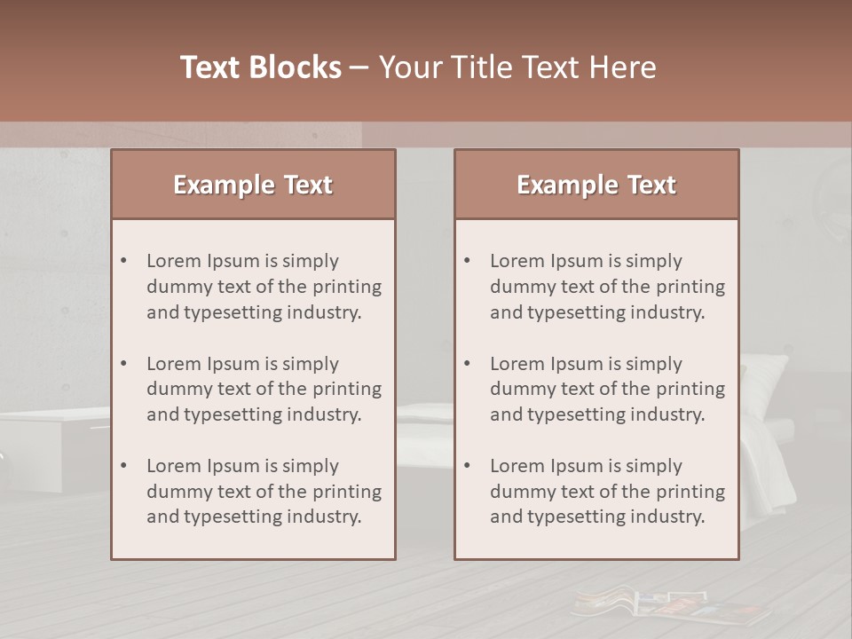 Immobilie Bauen Makler PowerPoint Template