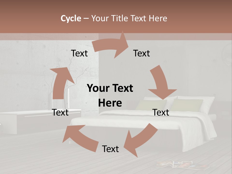 Immobilie Bauen Makler PowerPoint Template