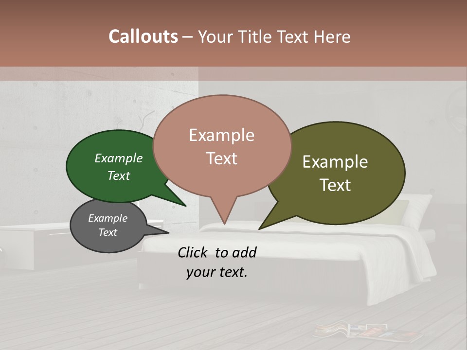 Immobilie Bauen Makler PowerPoint Template