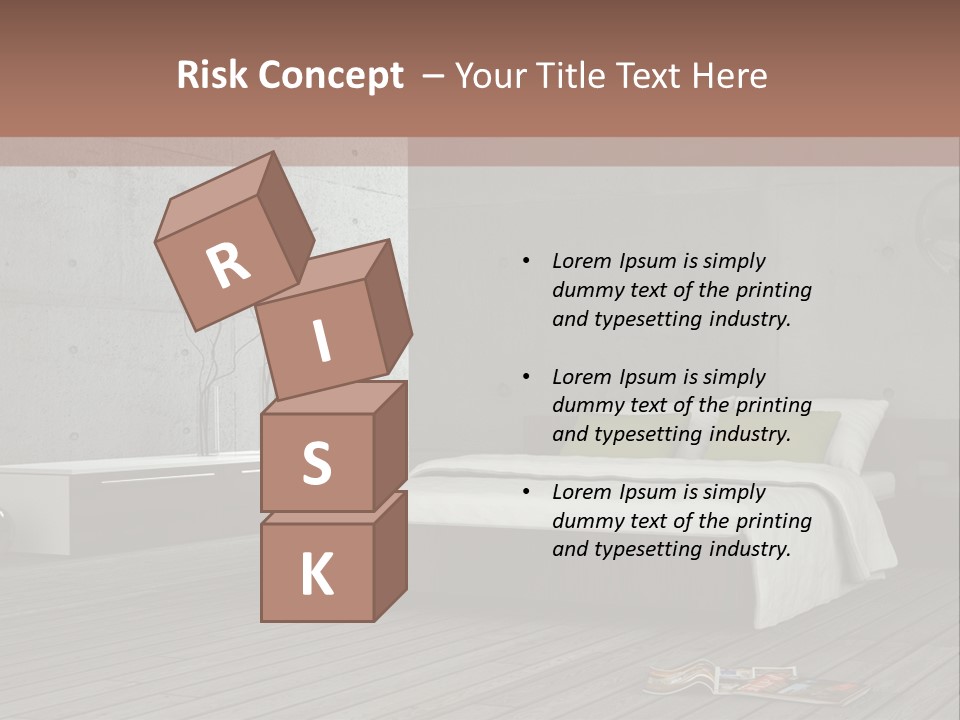 Immobilie Bauen Makler PowerPoint Template