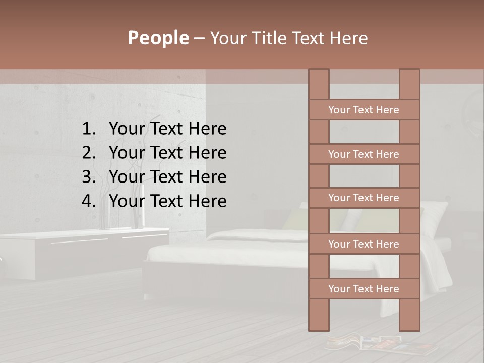 Immobilie Bauen Makler PowerPoint Template