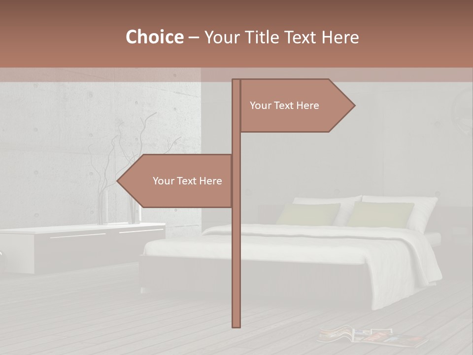 Immobilie Bauen Makler PowerPoint Template