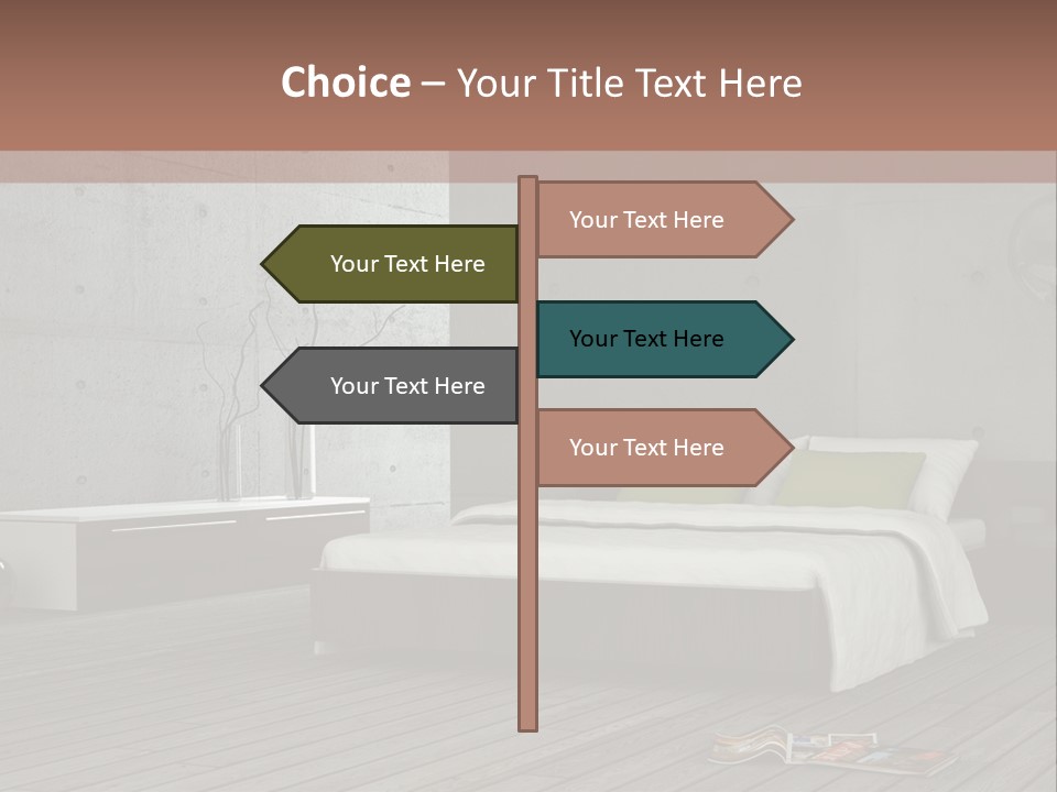 Immobilie Bauen Makler PowerPoint Template