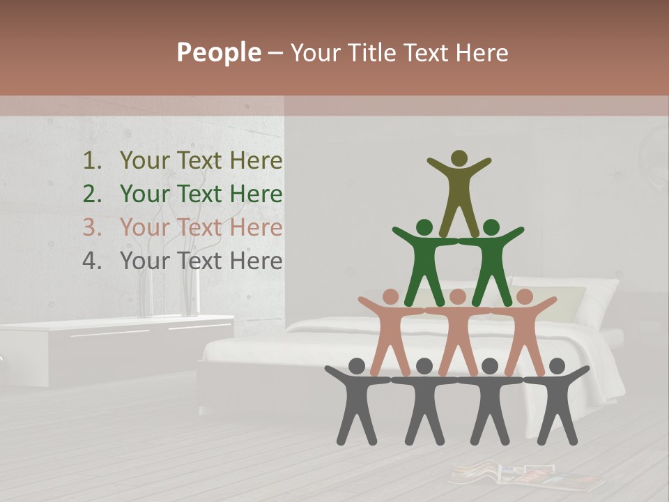 Immobilie Bauen Makler PowerPoint Template