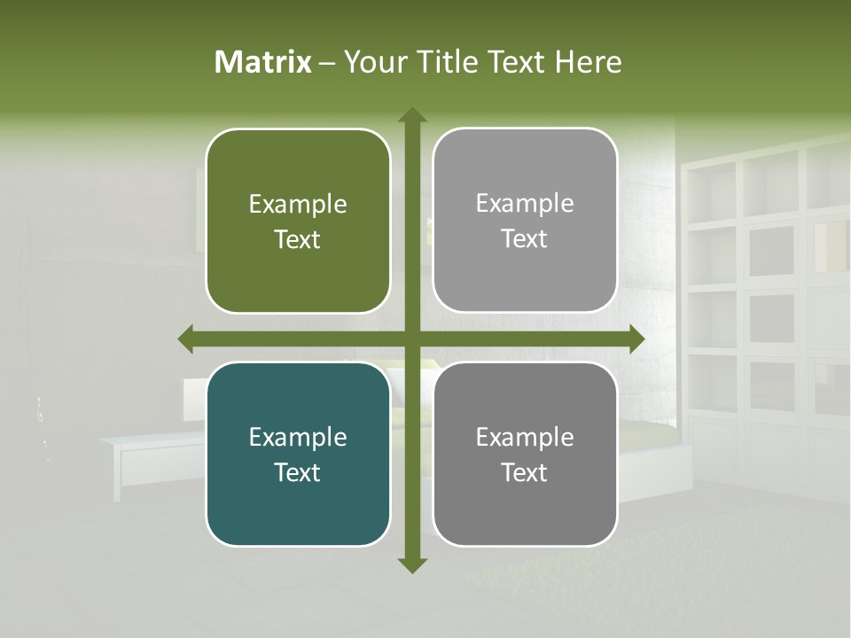 Innendesign Einrichtung Immobilien PowerPoint Template