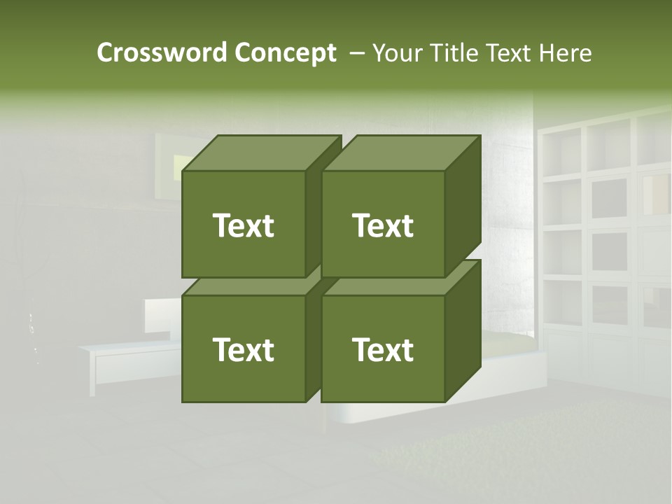 Innendesign Einrichtung Immobilien PowerPoint Template