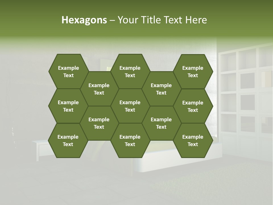 Innendesign Einrichtung Immobilien PowerPoint Template