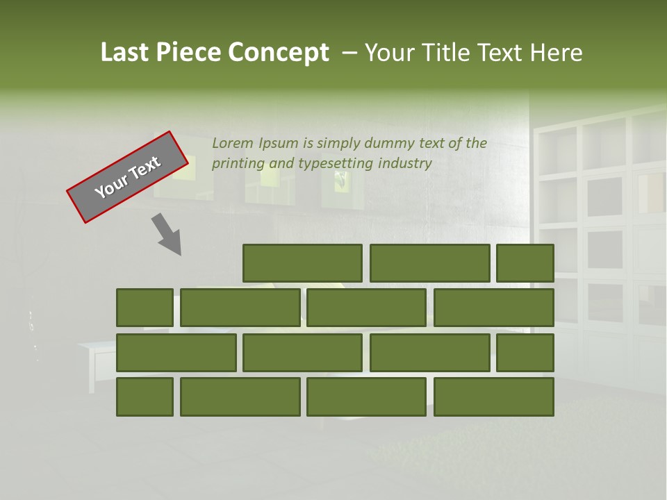 Innendesign Einrichtung Immobilien PowerPoint Template