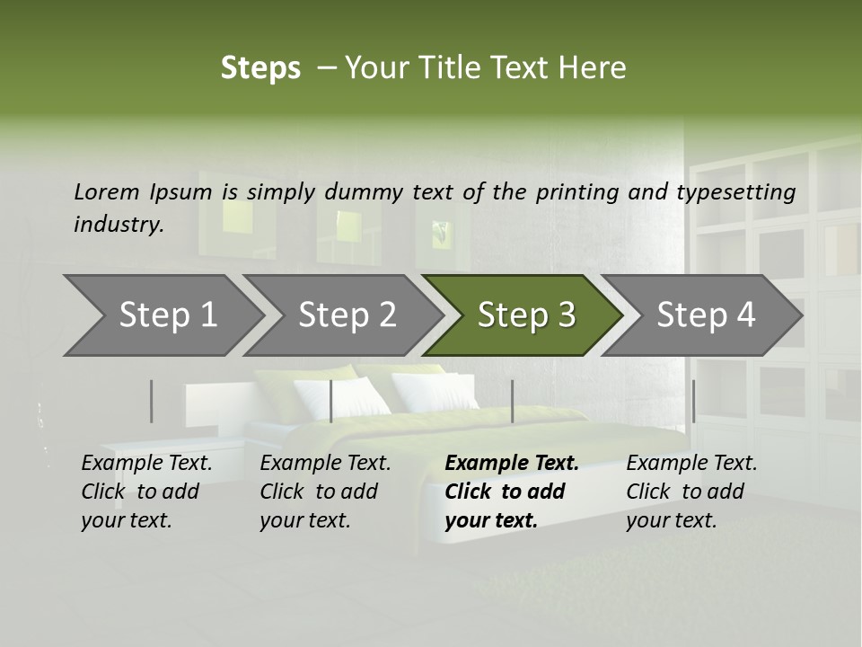 Innendesign Einrichtung Immobilien PowerPoint Template