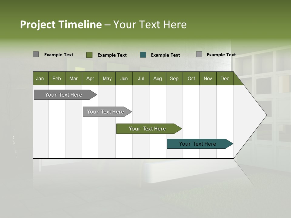 Innendesign Einrichtung Immobilien PowerPoint Template
