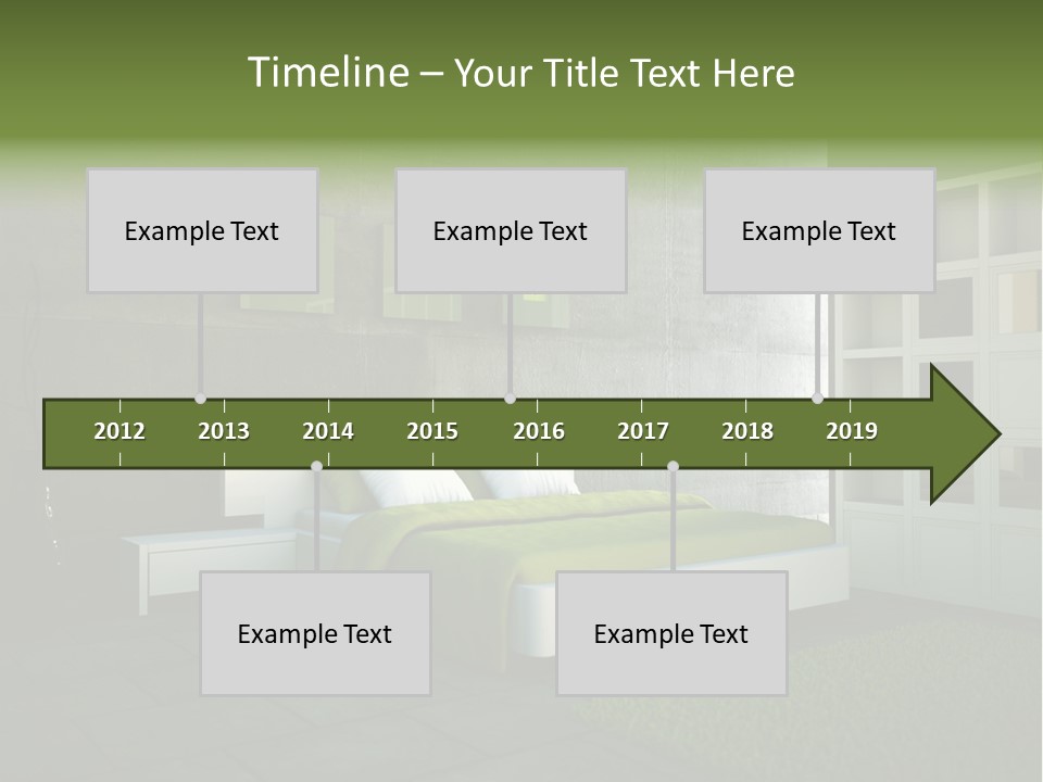Innendesign Einrichtung Immobilien PowerPoint Template