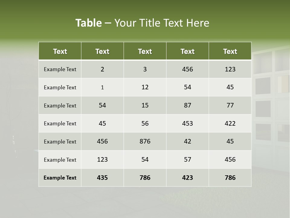 Innendesign Einrichtung Immobilien PowerPoint Template
