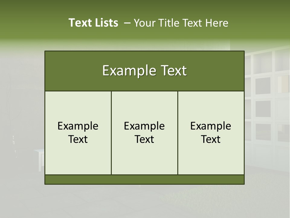 Innendesign Einrichtung Immobilien PowerPoint Template