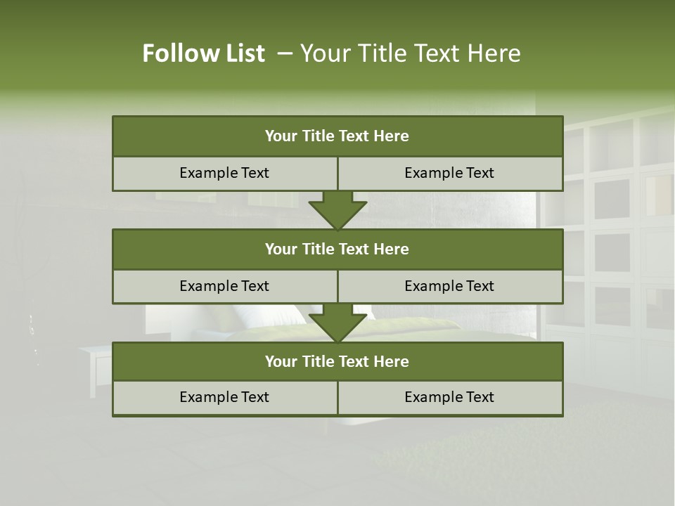 Innendesign Einrichtung Immobilien PowerPoint Template