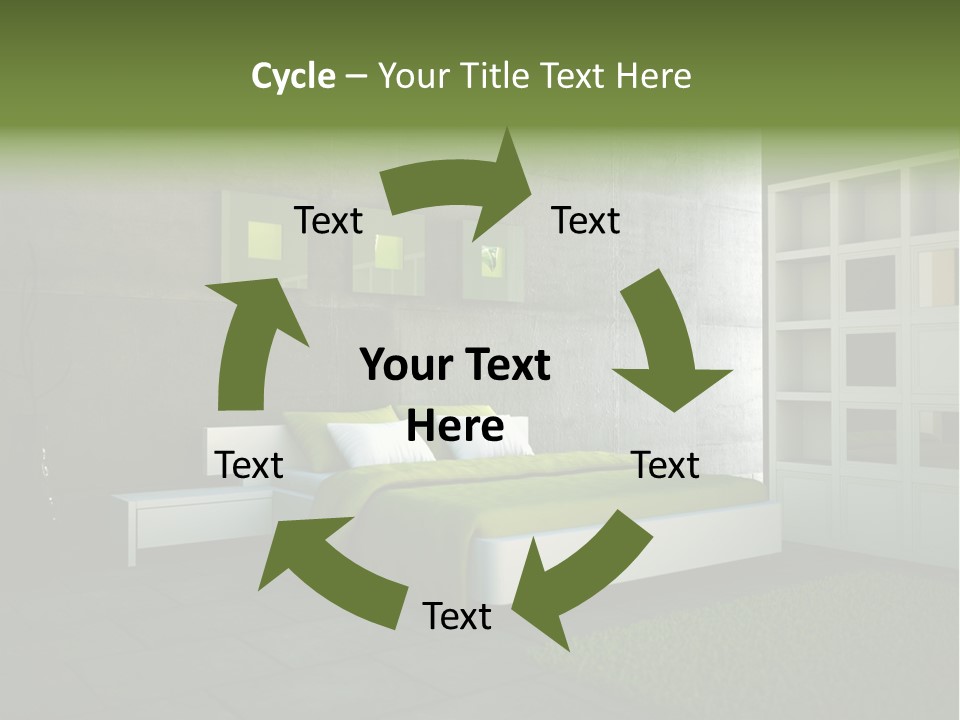 Innendesign Einrichtung Immobilien PowerPoint Template