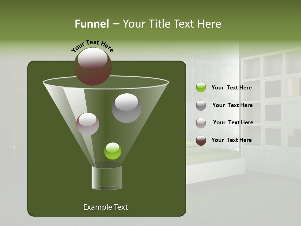 Innendesign Einrichtung Immobilien PowerPoint Template
