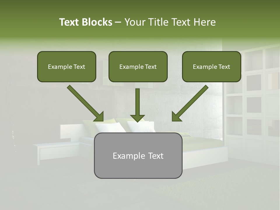 Innendesign Einrichtung Immobilien PowerPoint Template