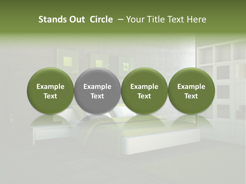 Innendesign Einrichtung Immobilien PowerPoint Template