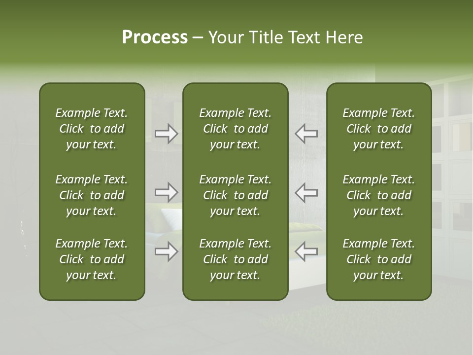 Innendesign Einrichtung Immobilien PowerPoint Template