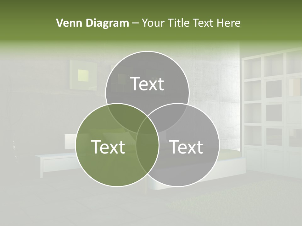 Innendesign Einrichtung Immobilien PowerPoint Template