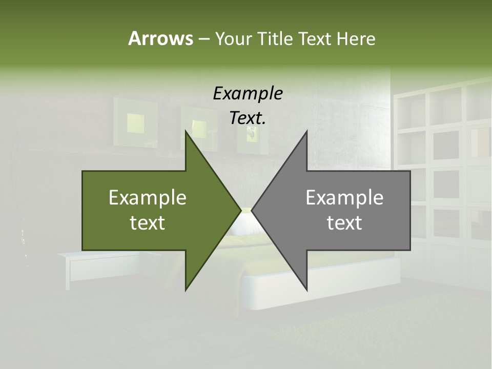 Innendesign Einrichtung Immobilien PowerPoint Template