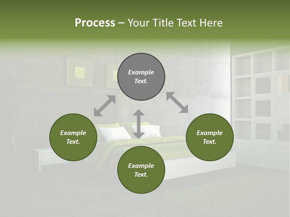 Innendesign Einrichtung Immobilien PowerPoint Template