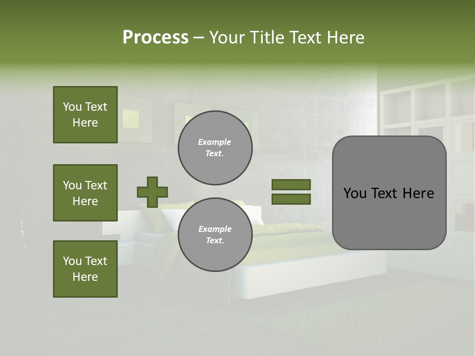 Innendesign Einrichtung Immobilien PowerPoint Template