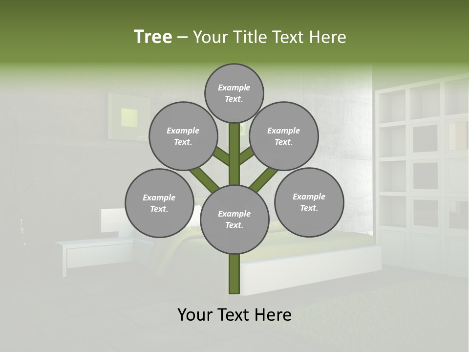 Innendesign Einrichtung Immobilien PowerPoint Template