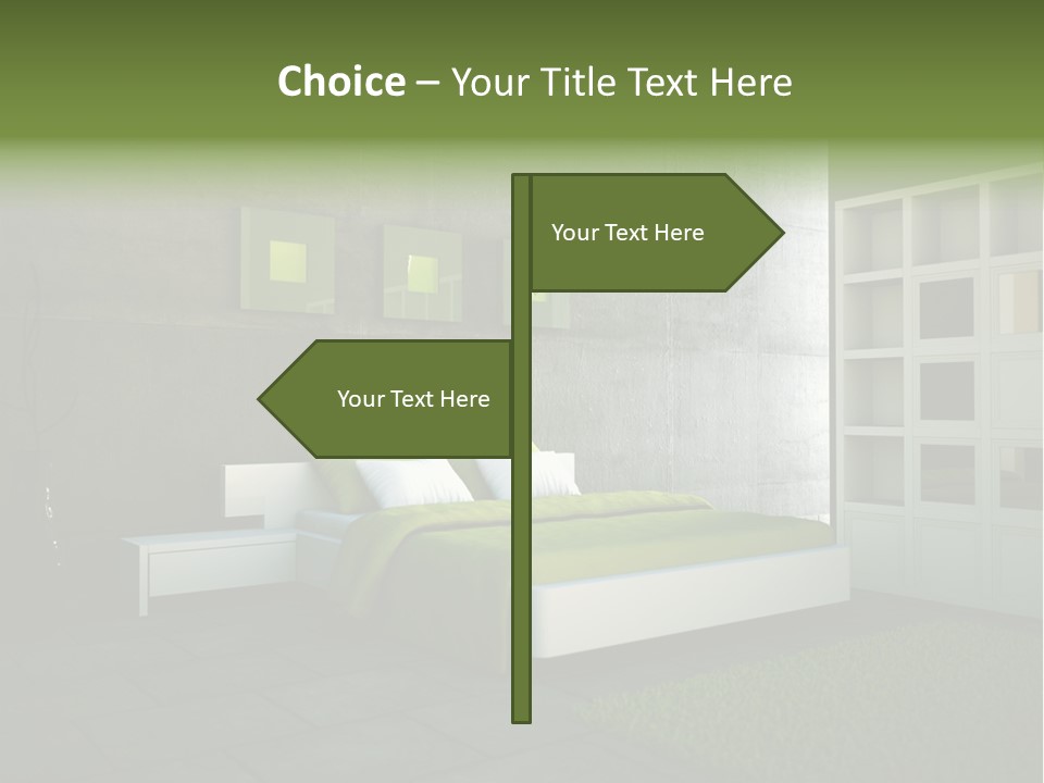 Innendesign Einrichtung Immobilien PowerPoint Template